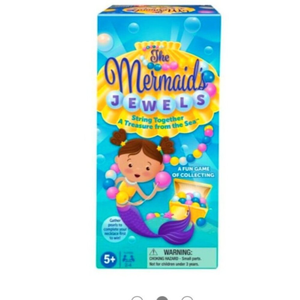 Mermaids Jewels Game By Winning Moves  Ages 5+  Fun Strategy & Color Matching Ga